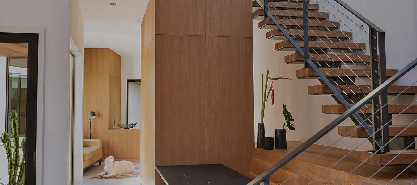 Filling the home with the beautiful creation of wood.